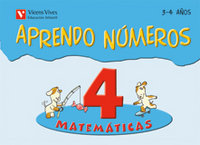 APRENDO NUMEROS 4 3-4 AÑOS 08 EI VICMAT03EI | Varios Autores | 9788431684358 (Vicens Vives)