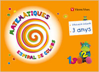 MATEMATIQUES 1 EI 3-4 ANYS CATALAN ESPIRAL COLORS 10 | Varios Autores | 9788431696597 (Vicens Vives)