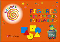 FIGURES GEOMETRIQUE 1 EI 3-4 AÑOS CATALAN ESPIRAL MAGICA 10 | Varios Autores | 9788431697716 (Vicens Vives)