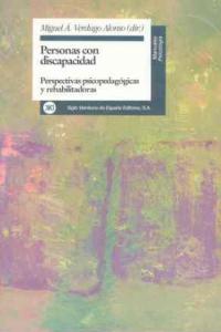 PERSONAS CON DISCAPACIDAD | VERDUGO ALONSO | SIGLO XXI DE ESPAÑA EDITORES | 9788432308673 Imagen principal del producto