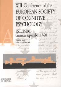 XIII CONFERENCE OF THE EUROPEAN SOCIETY OF COGNITIVE PSYCHOL - 9788433830043