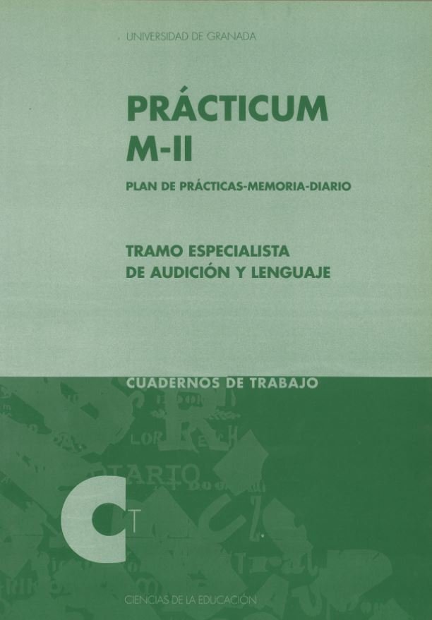 TRAMO ESPECIALISTA EN AUDICION Y LENGUAJE PRACTICUM MII - 9788433830579 Imagen principal del producto