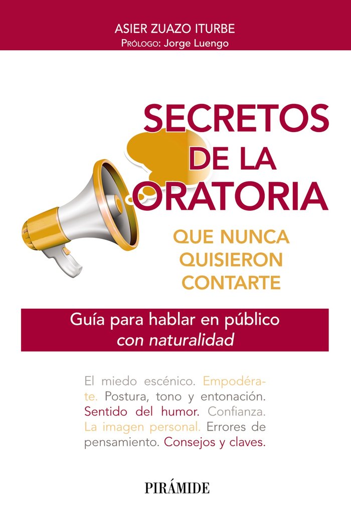 SECRETOS DE LA ORATORIA QUE NUNCA QUISIERON CONTARTE | ZUAZO, ASIER | PIRAMIDE | 9788436848014 Imagen principal del producto