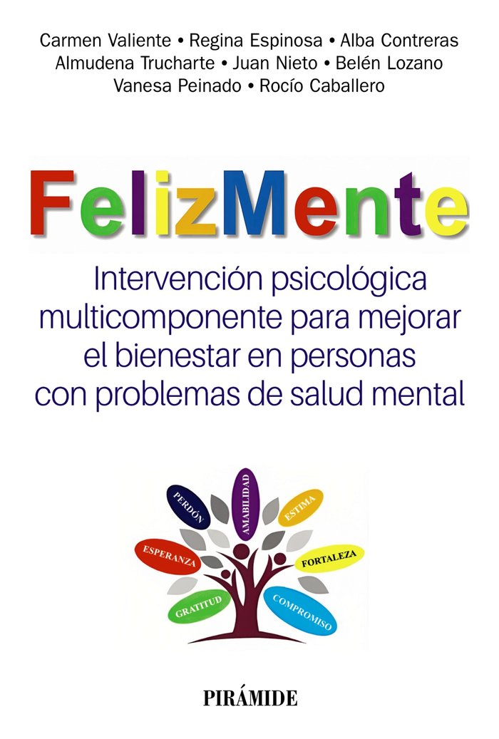 FELIZMENTE, INTERVENCION PSICOLOGICA MULTICOMPONENTE PARA ME | VALIENTE, CARMEN/ESPINOSA, REGINA/CONTRE | PIRAMIDE | 9788436848762 Imagen principal del producto