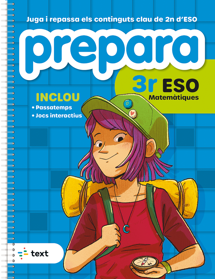 Prepara 3r ESO Matemàtiques. Diez Sarda, Lluis, Martorell I Sabate, Eduard, Miquel I Rigual, Joan (Text) 9788441235847