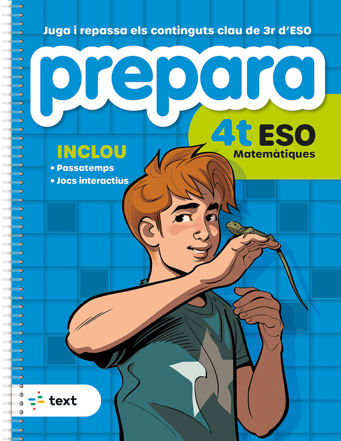 Prepara 4t ESO Matemàtiques. Diez Sarda, Lluis, Martorell I Sabate, Eduard, Miquel I Rigual, Joan (Text) 9788441235854 Imagen principal del producto