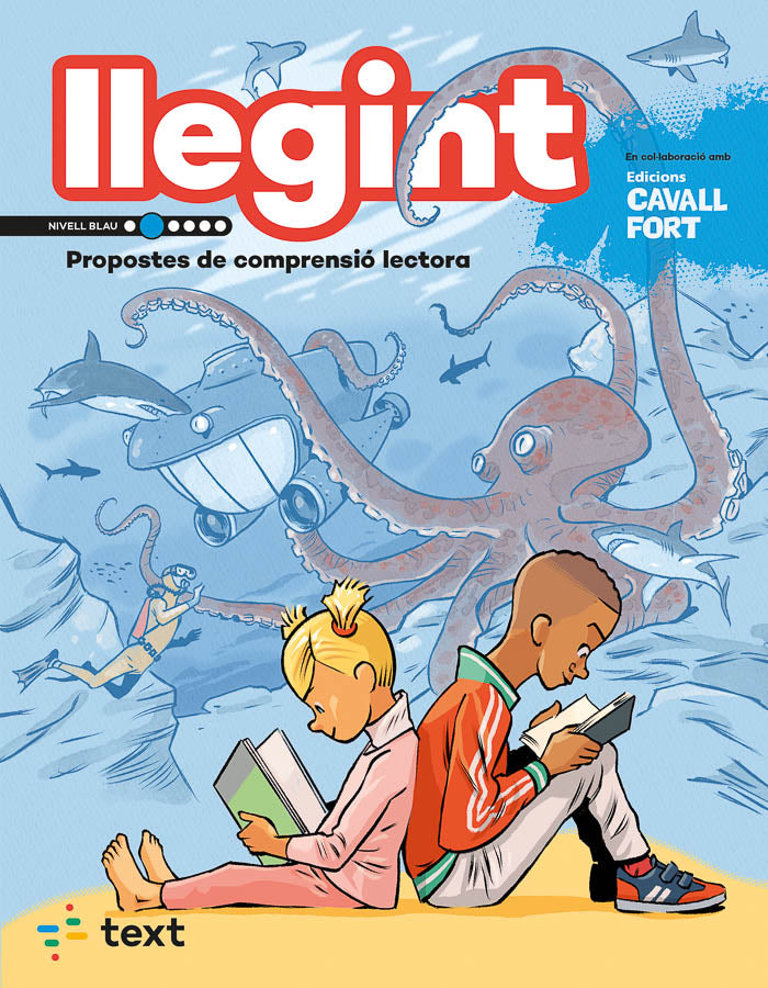 Llegint 2. Blau. Ruiz Vila, Silvia (Text) 9788441235991