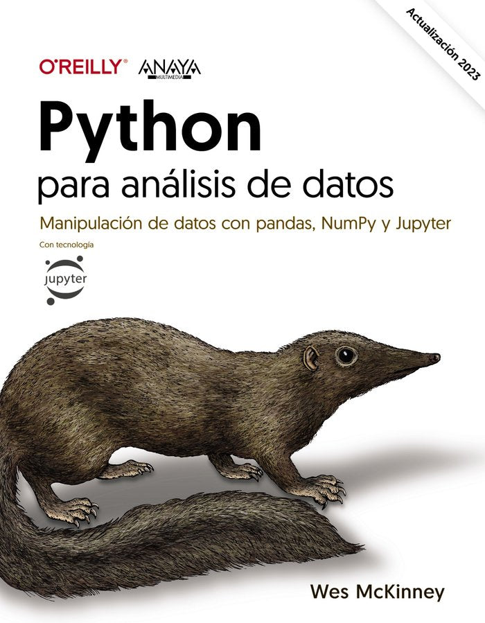 PYTHON PARA ANALISIS DE DATOS - 9788441546837 Imagen principal del producto