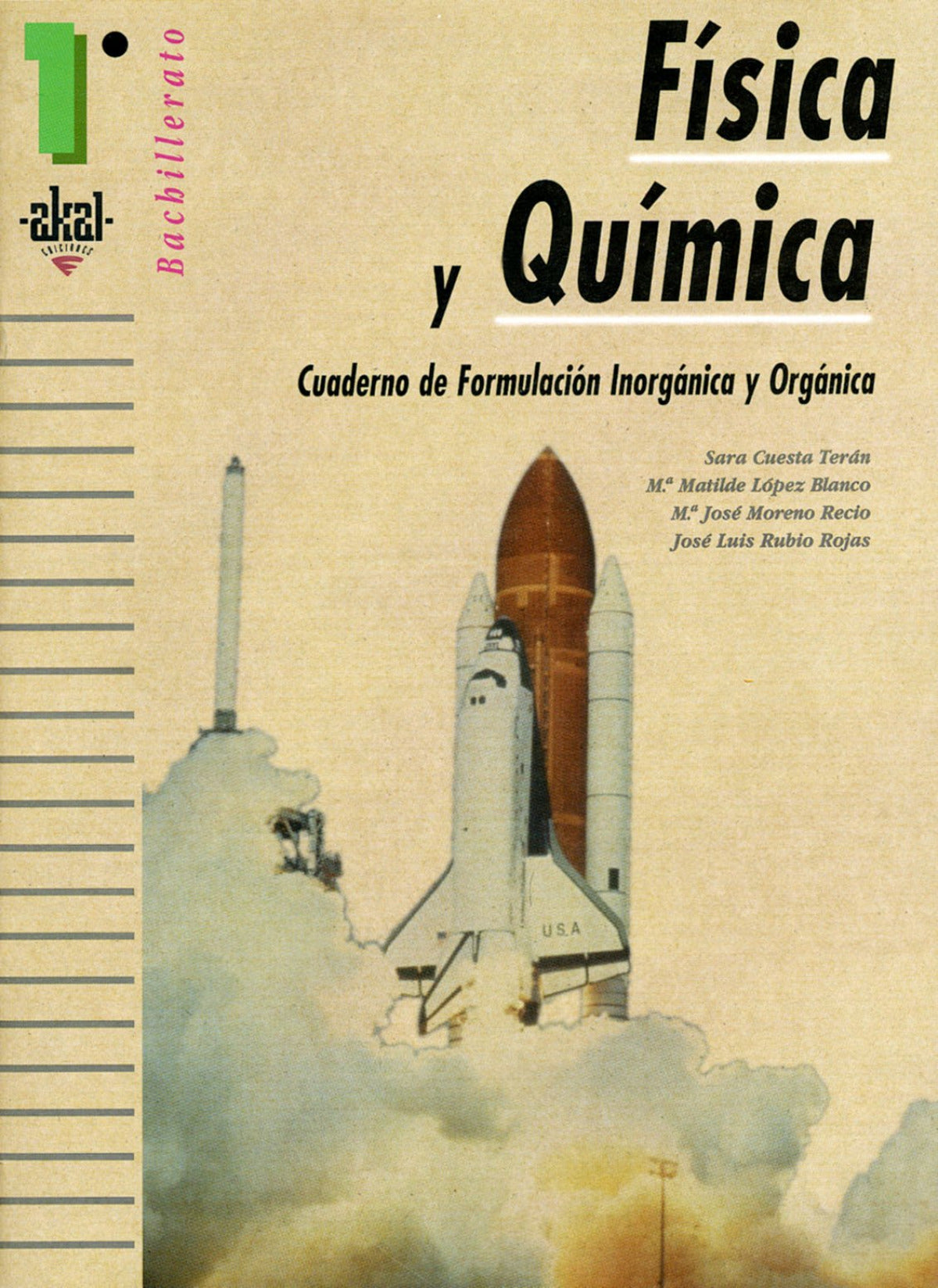 Física y Química 1º Bachillerato. Cuaderno de formulación orgánica e inorgánica