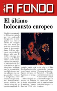 EL ÚLTIMO HOLOCAUSTO EUROPEO I Hidalgo Arenas, Susana I Ediciones Akal I 9788446041054