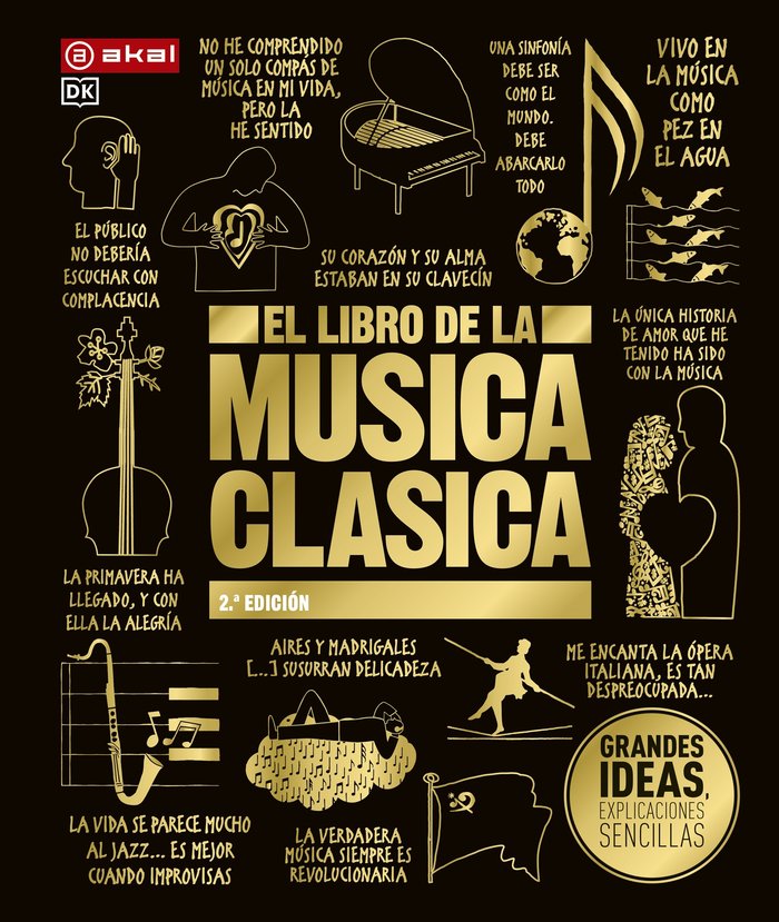 EL LIBRO DE LA MÚSICA CLÁSICA I Varios autores I Ediciones Akal I 9788446047704