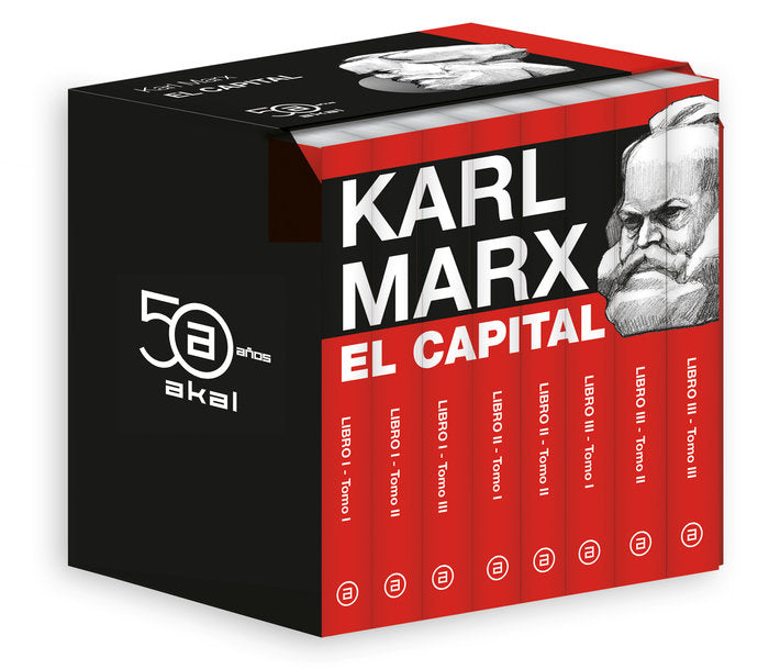 EL CAPITAL ESTUCHE OBRA COMPLETA EDICION 50 ANIVERSARIO | MARX,KARL | AKAL | 9788446052586