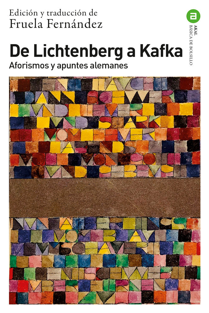 DE LICHTENBERG A KAFKA I Varios autores I Ediciones Akal I 9788446054214