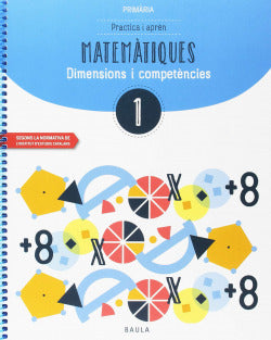 Quadern Matemàtiques 1r.primar | BAULA | 9788447936939 Imagen principal del producto