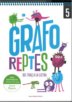 Grafo Reptes - Del traç a la lletra 5 - Infantil. Aa. Vv. (Edicions Baula) 9788447954179 Imagen secundaria del producto