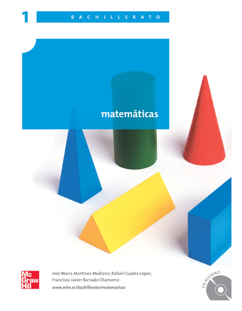 Matematicas. 1 Bachillerato. Martinez Mediano, Jose Maria (McGraw-Hill Interamericana de España S.L.) 9788448150099 Imagen principal del producto