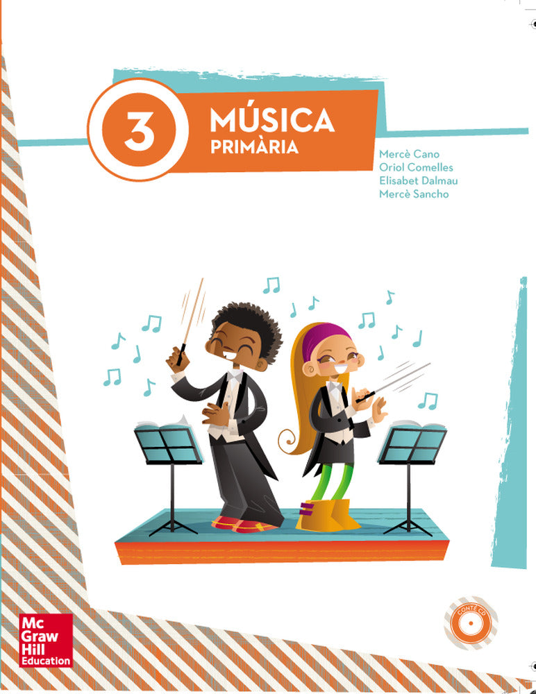 LA - Musica 3 Primaria (LA + 1CD). Aa. Vv. (McGraw-Hill Interamericana de España S.L.) 9788448192266