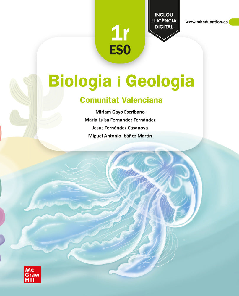 Biologia i Geologia 1r ESO - C. Valenciana (Valencià). Aa. Vv. (McGraw-Hill Interamericana de España S.L.) 9788448627515 Imagen principal del producto