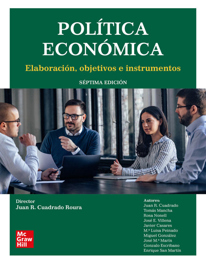POLITICA ECONOMICA 7ªED ELABORACION OBJETIVOS INSTRUMENTOS | CUADRADO ROURA,JUAN R | MCGRAW-HILL | 9788448636241