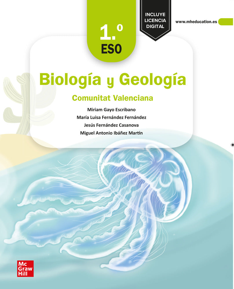 Biología y Geología 1.º ESO - C. Valenciana (Castellano). Aa. Vv. (McGraw-Hill Interamericana de España S.L.) 9788448637262
