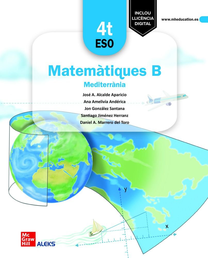 Matemàtiques B 4º ESO Mediterrania 23 (Mcgraw-hill) - 9788448638177 Imagen principal del producto