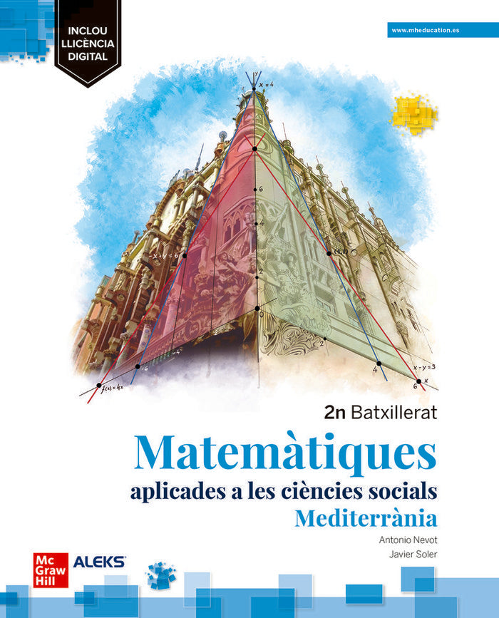 ✅ MATEMATIQUES APLICADES CCSS 2ºBACH MEDITERRANIA 23 LOMLOE - 9788448639204 Imagen principal del producto