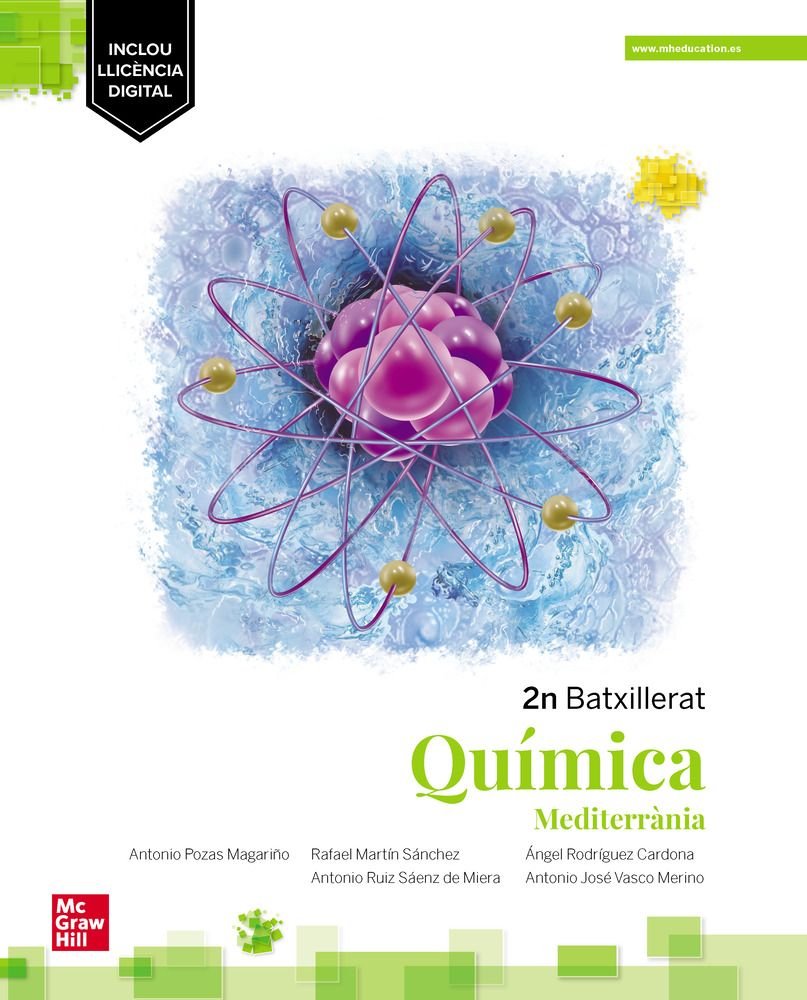 ✅ QUIMICA 2ºBACH MEDITERRANIA 23 LOMLOE I POZAS, A,/ MART I MCGRAW-HILL I 9788448639716 Imagen principal del producto