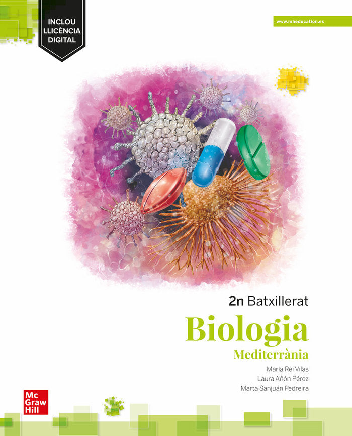 ✅ BIOLOGIA 2ºBACH MEDITERRANIA 23 LOMLOE - 9788448640774 Imagen principal del producto