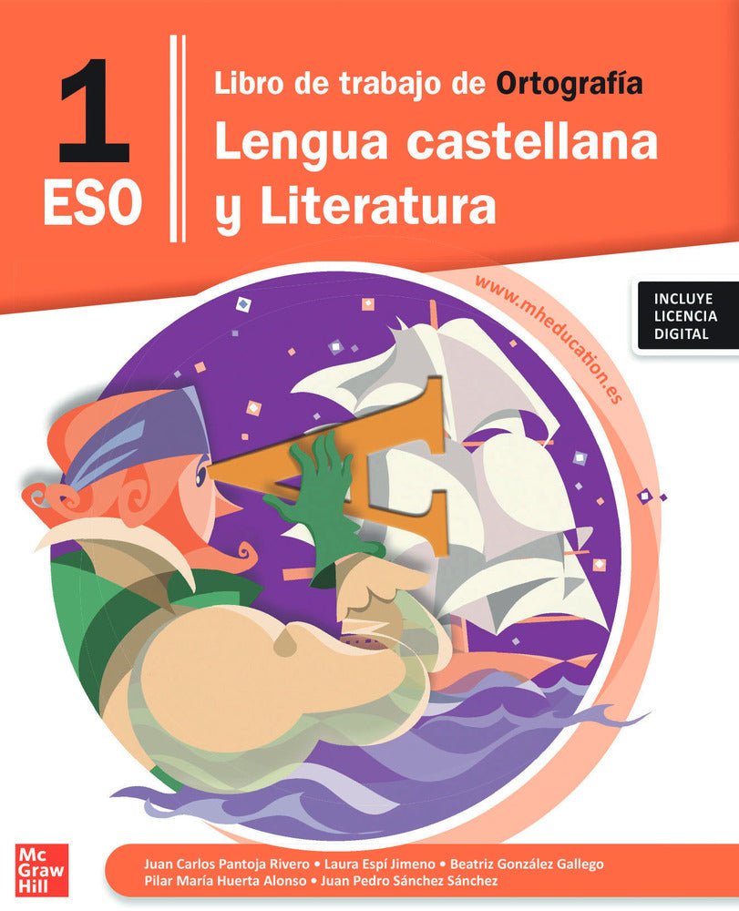 Lengua castellana y Literatura 1º ESO Libro de trabajo de Ortografía. Pantoja (McGraw-Hill Interamericana de España S.L.) 9788448648749