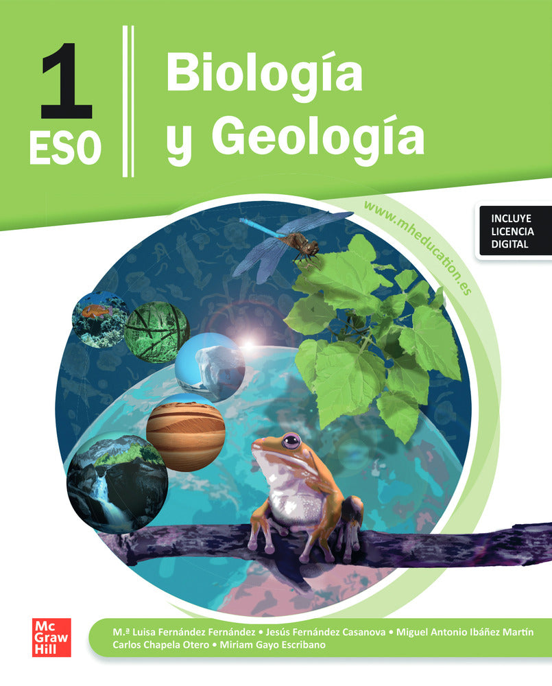 Biología y Geología 1º ESO. Fernandez (McGraw-Hill Interamericana de España S.L.) 9788448648787 Imagen principal del producto
