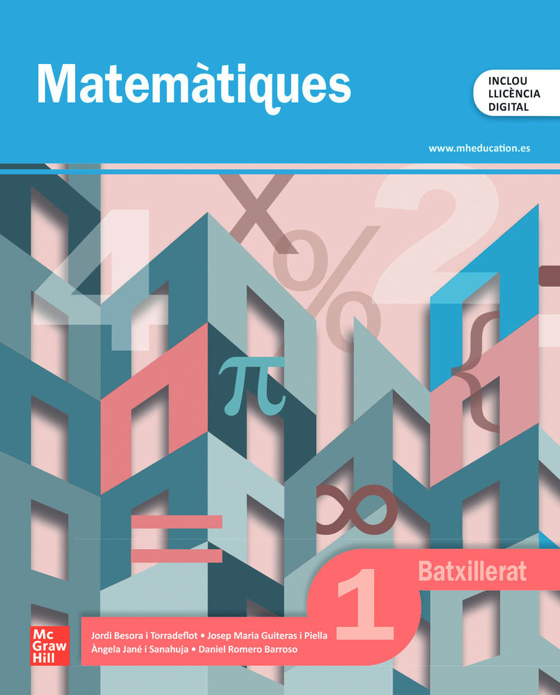 Matemàtiques 1r Batxillerat. Besora (McGraw-Hill Interamericana de España S.L.) 9788448649685 Imagen principal del producto