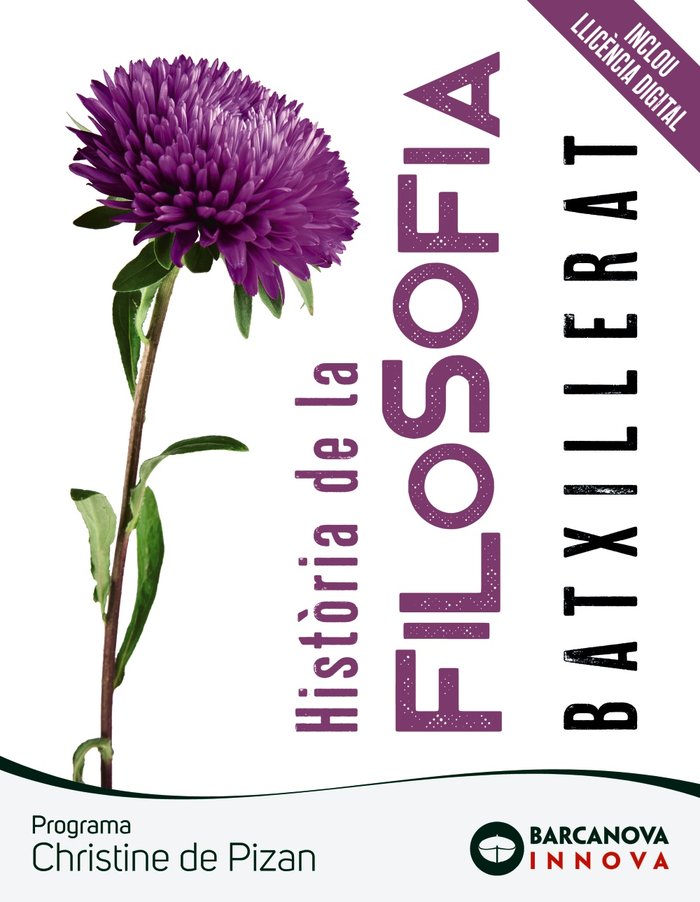 ✅ CHRISTINE DE PIZAN 2 BATXILLERAT HISTORIA DE LA FILOSOFIA I VIDAL GONZALEZ BARREDO, JOSE I BARCANOVA EDITORIAL (CATALUÑA) I 9788448961770