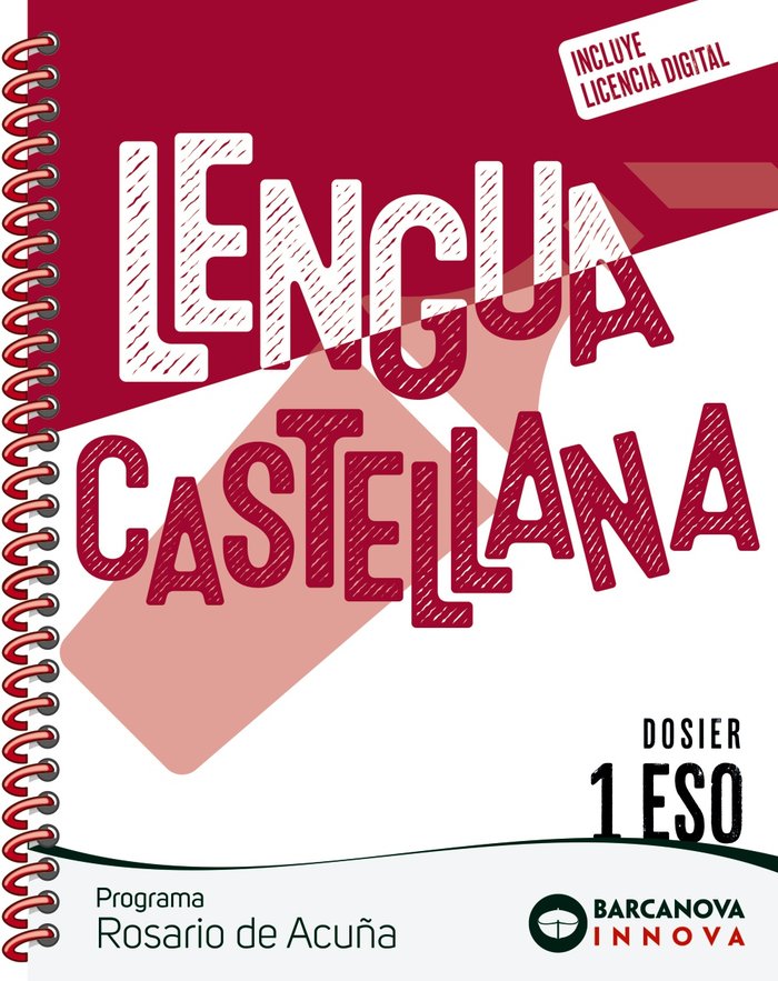 Rosario de Acuña 1ºESO. Dosier. Lengua castellana | Varios autores | 9788448962074 (BARCANOVA EDITORIAL (CATALUÑA)) Imagen principal del producto