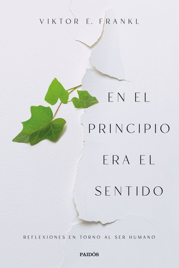 EN EL PRINCIPIO ERA EL SENTIDO - 9788449340413