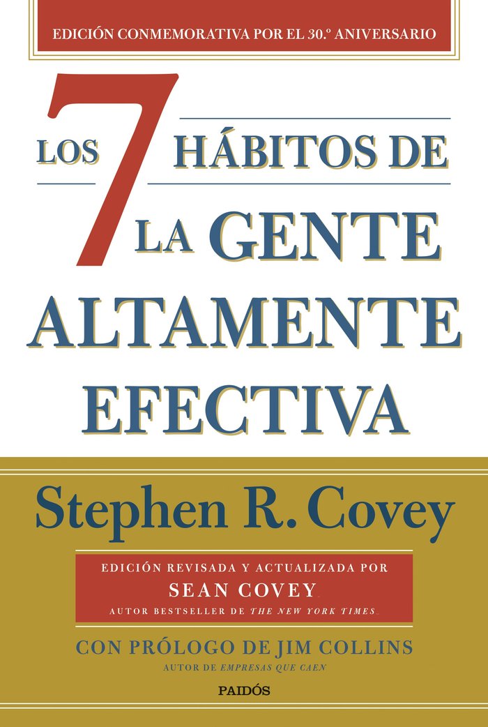 LOS 7 HABITOS DE LA GENTE ALTAMENTE EFECTIVA 30º ANIVERSA - 9788449341069