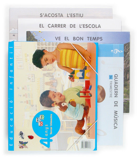 TRES TAMBORS 4 ANYS, TERCER TRIMESTRE (SENSE MON DE CONTES) | VILA RUIZ, ANNA/MOLINER AVELLANEDA, ANNA | 9788466109826 (Cruilla Sm) Imagen principal del producto