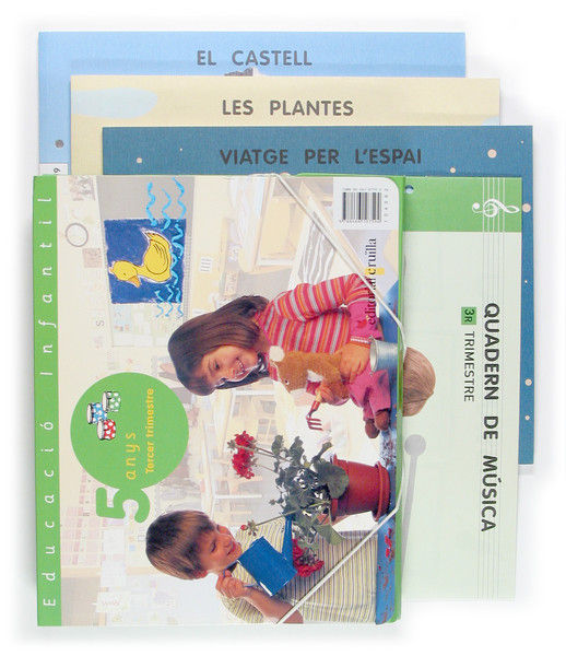 TRES TAMBORS 5 ANYS, TERCER TRIMESTRE (SENSE MON DE CONTES) | VILA RUIZ, ANNA/MOLINER AVELLANEDA, ANNA | 9788466109857 (Cruilla Sm) Imagen principal del producto