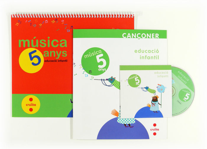 MUSICA 5ANYS CATALAN 12 SMMU05EI | AA,VV, | 9788466129305 (Cruilla Sm) Imagen principal del producto