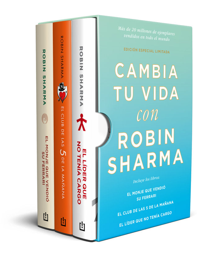 ESTUCHE CAMBIA TU VIDA CON ROBIN SHARMA EDICION LIMITADA - 9788466377324