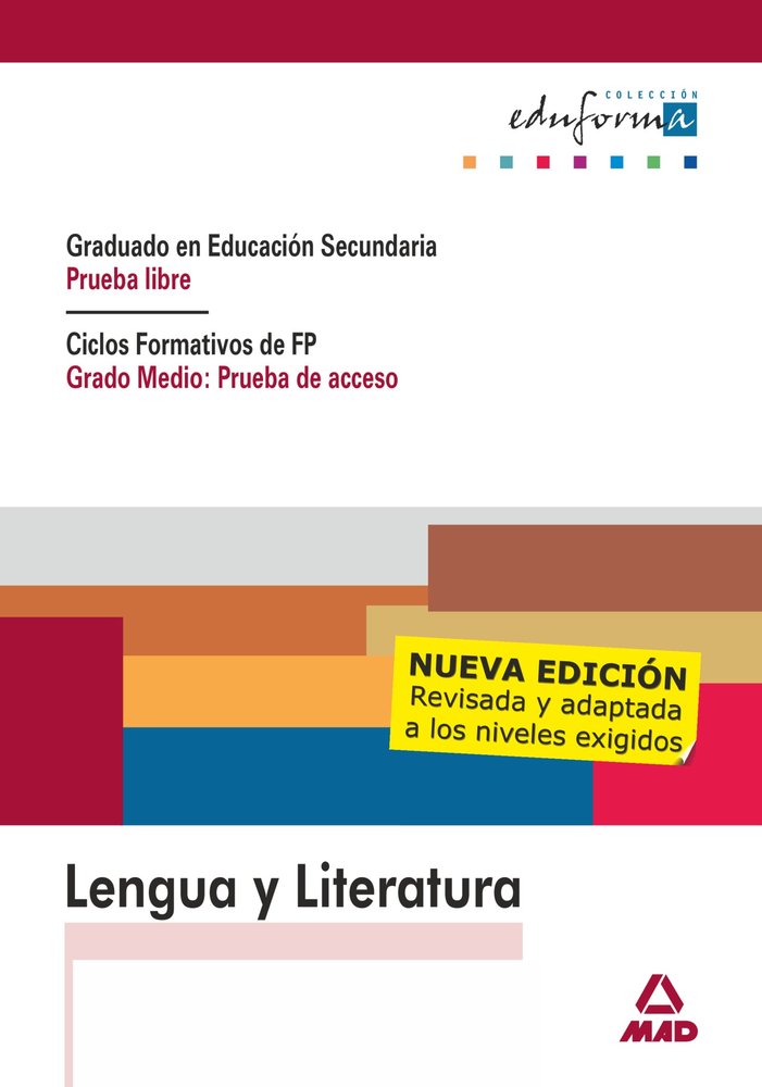 LENGUA Y LITERATURA PRUEBA LIBRE ESO CF GM N,E | AA,VV | MAD | 9788466561402