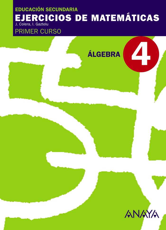 EJERCICIOS MATEMATICAS 4 1ºESO 07 ANAMAT12ES - 9788466759427 Imagen principal del producto