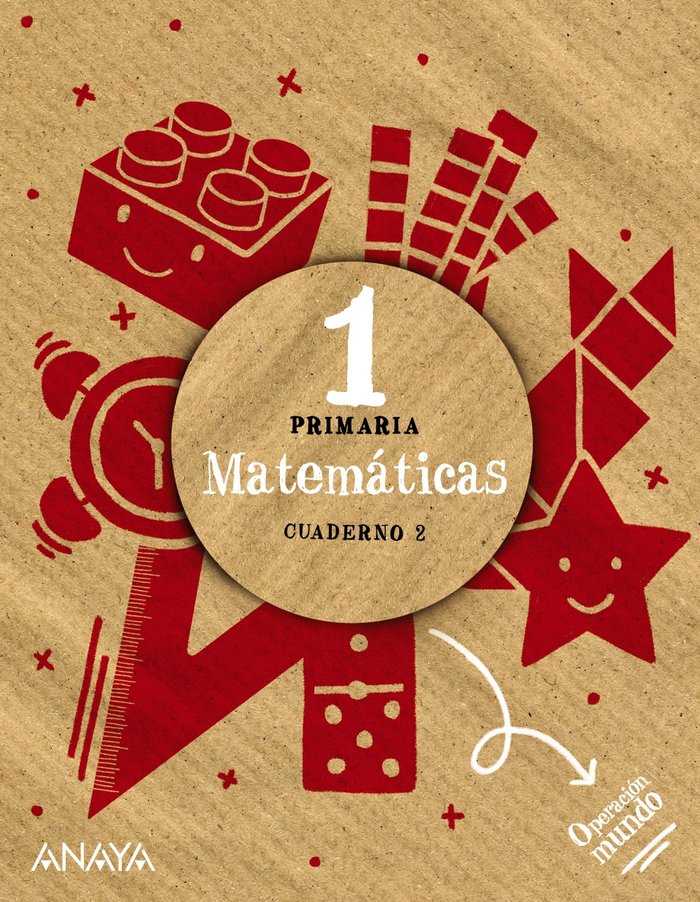 MATEMATICAS 1oEP CUADERNO 2 OPERA,MUNDO 23 | AA,VV | 9788466759588 (Anaya Texto) Imagen principal del producto