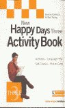 New Happy Days Three Activity 5º EP SANIN5EP (Santillana) - 9788466800198 Imagen principal del producto