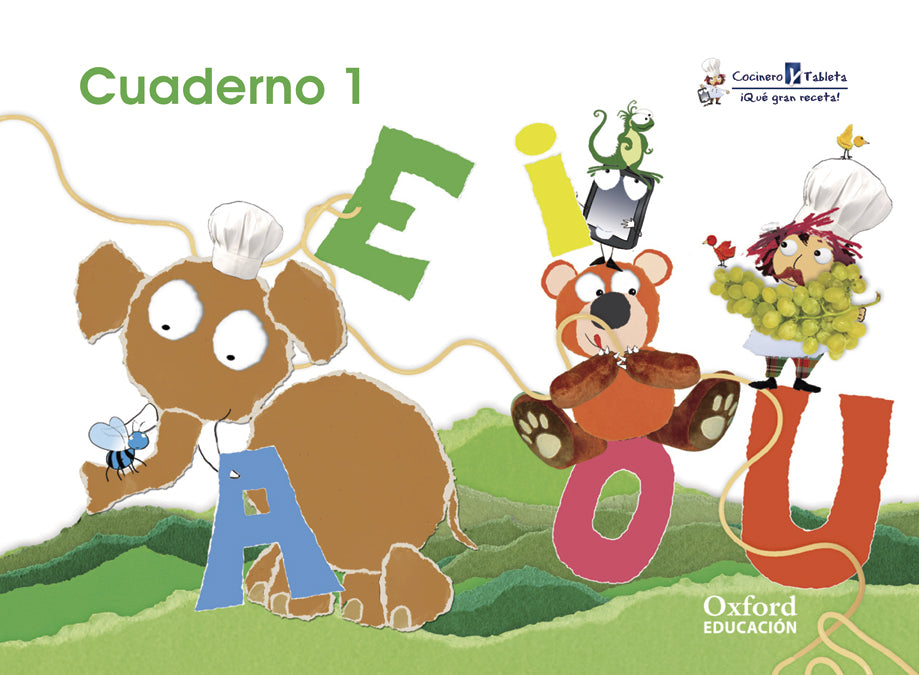 Cocinero y Tableta 3 años. Cuaderno 1. Beatriz Escorial González (Oxford University Press España, S.A.) 9788467358407