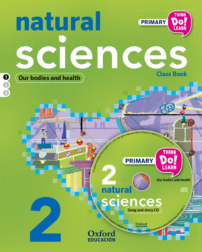 Think Do Learn Natural and Social Sciences 2nd Primary. Class book + CD + Stories pack Amber | Varios autores | 9788467363388 (OXFORD)