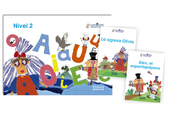 Cocinero y Tableta 4 años. Cuaderno + Cuentos 2. Varios Autores (Oxford University Press España, S.A.) 9788467395242