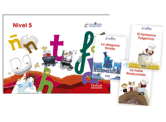 Cocinero y Tableta 5 años. Cuaderno + Cuentos 5. Varios Autores (Oxford University Press España, S.A.) 9788467395372 Imagen principal del producto
