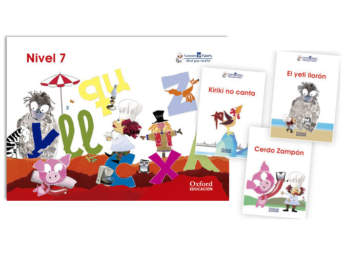 Cocinero y Tableta 5 años. Cuaderno + Cuentos 7. Varios Autores (Oxford University Press España, S.A.) 9788467395457 Imagen principal del producto