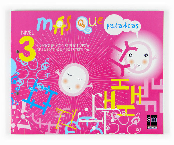 MAS QUE PALABRAS LECTOESCRITURA 3 5AÑOS 07 SMVAR05EI | AA,VV, | 9788467511956 (Sm) Imagen principal del producto