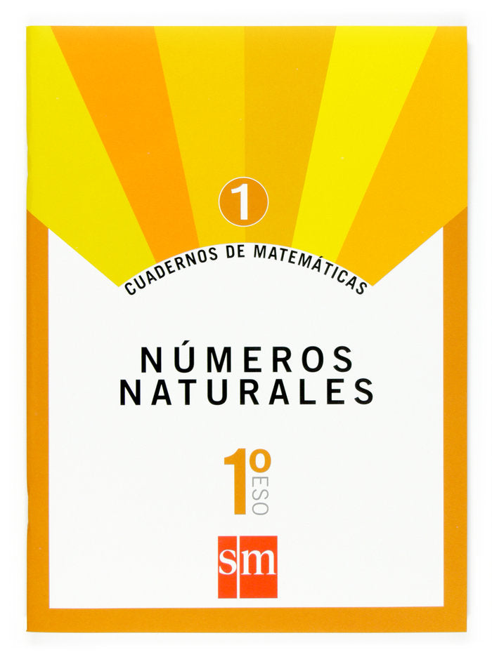 Cuaderno 1 de matemáticas. 1ºESO. Números naturales | Varios autores | 9788467515619 (SM) Imagen principal del producto